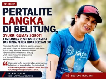 Pertalite Langka di Belitung, Syukri Gumay Soroti Lambannya Respons Pertamina dan Minta Pemda Tidak Berdiam Diri