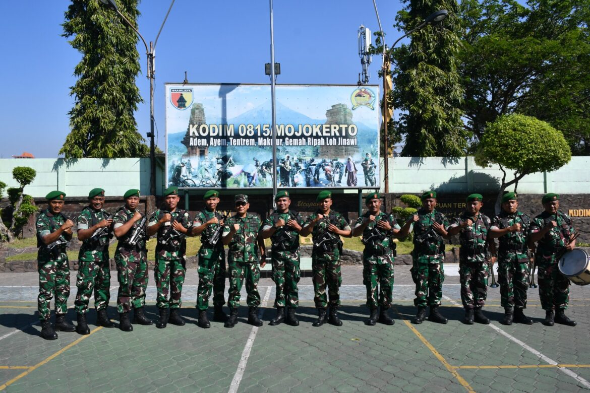 Perkuat Akurasi Data Kewilayahan, Tim Pusterad Laksanakan Target Info Data Teritorial di Kodim 0815/Mojokerto
