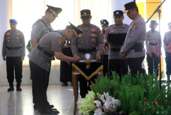 Polda Babel Lakukan Penyegaran Organisasi, Lantik 4 PJU dan 5 Kapolres Baru