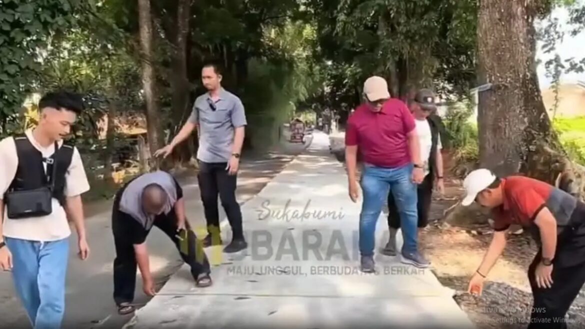 Asep Japar Awasi Ketat Proyek Jalan: Pekerjaan Tak Sesuai Spek Tak Dibayar. 