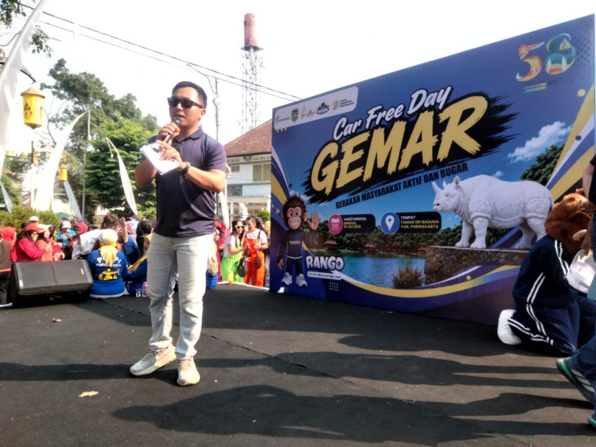 Warga Purwakarta Padati Acara Car Gree Day Gerakan Masyarakat Aktif dan Bugar (GEMAR) 