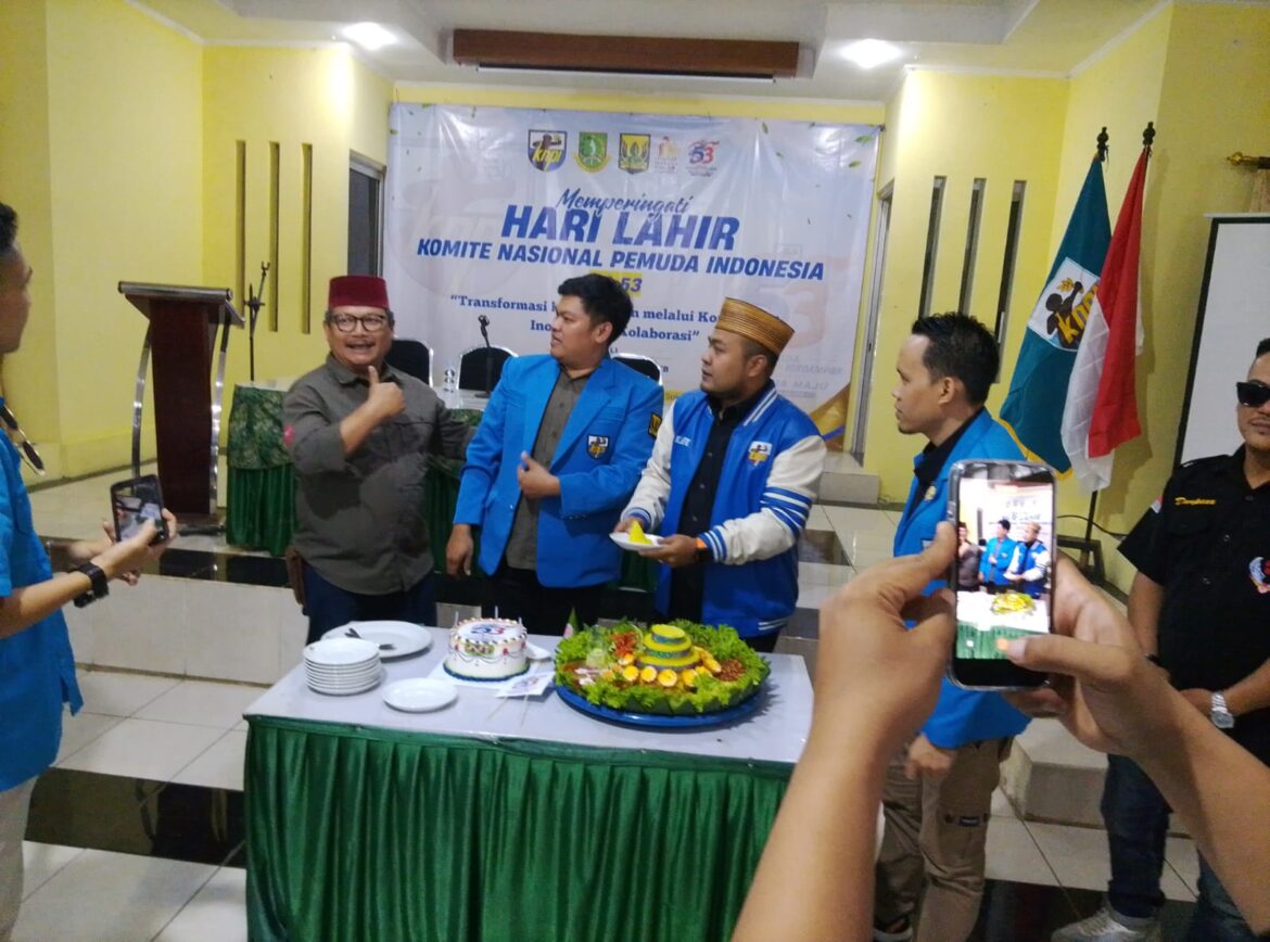 MEMPERINGATI HUT KE-53, KNPI KABUPATEN SUKABUMI TEGUHKAN KOMITMEN MAJUKAN PEMUDA
