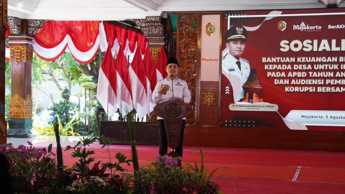 Pemkab Mojokerto Alokasikan Rp17,83 Miliar BK Desa 2026 untuk Perkuat Infrastruktur Desa