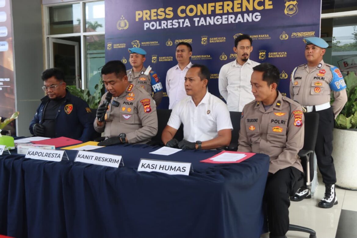 Polresta Tangerang Menangkap Lima Terduga Pelaku Pengeroyokan dan Kekerasan Seksual di Panongan