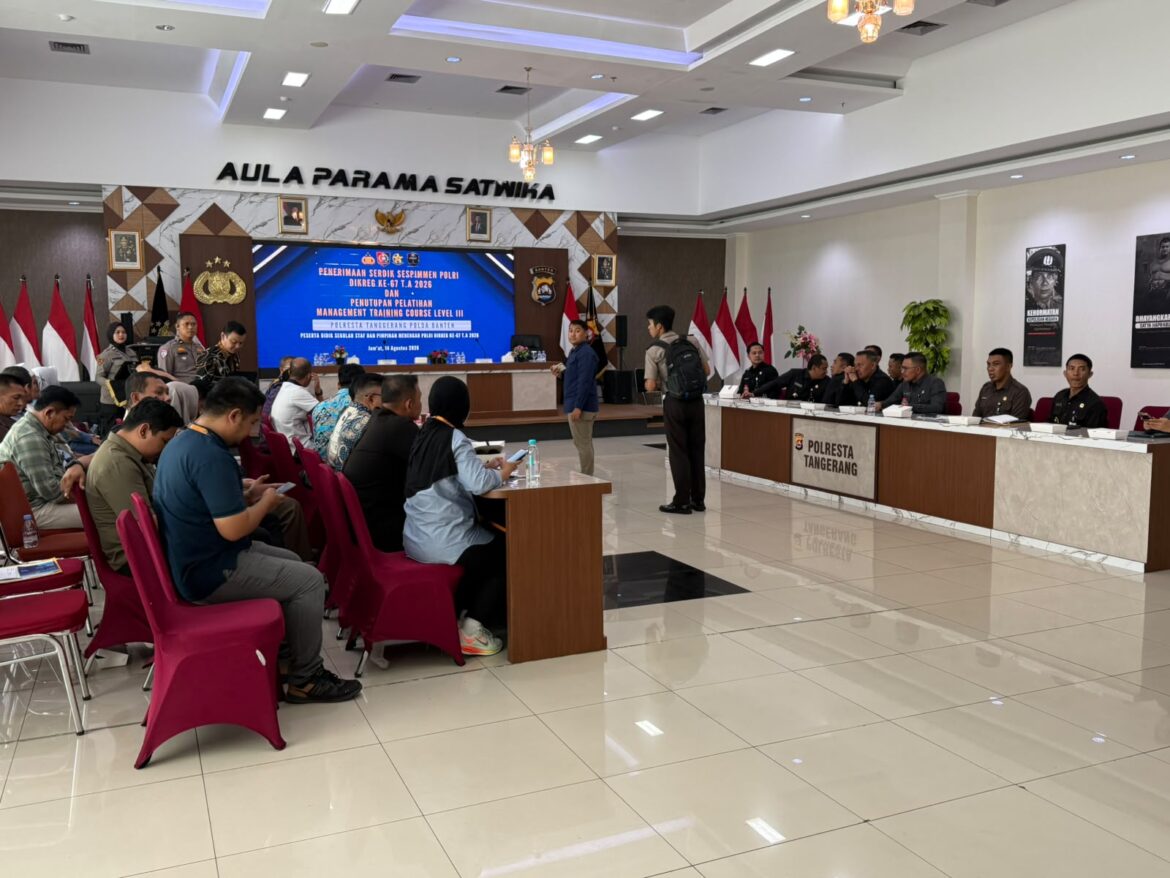 Industri Aman, Ekonomi Bertumbuh : Serdik Sespimmen Polri Kaji Optimalisasi Pengamanan Kawasan Industri Di Tangerang