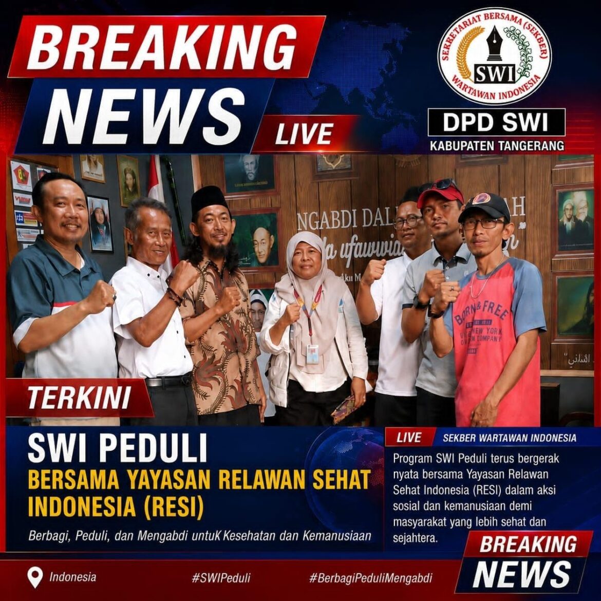 DPD SWI Kabupaten Tangerang dan Yayasan RESI Bahas Kolaborasi Aksi Sosial dan Kemanusiaan