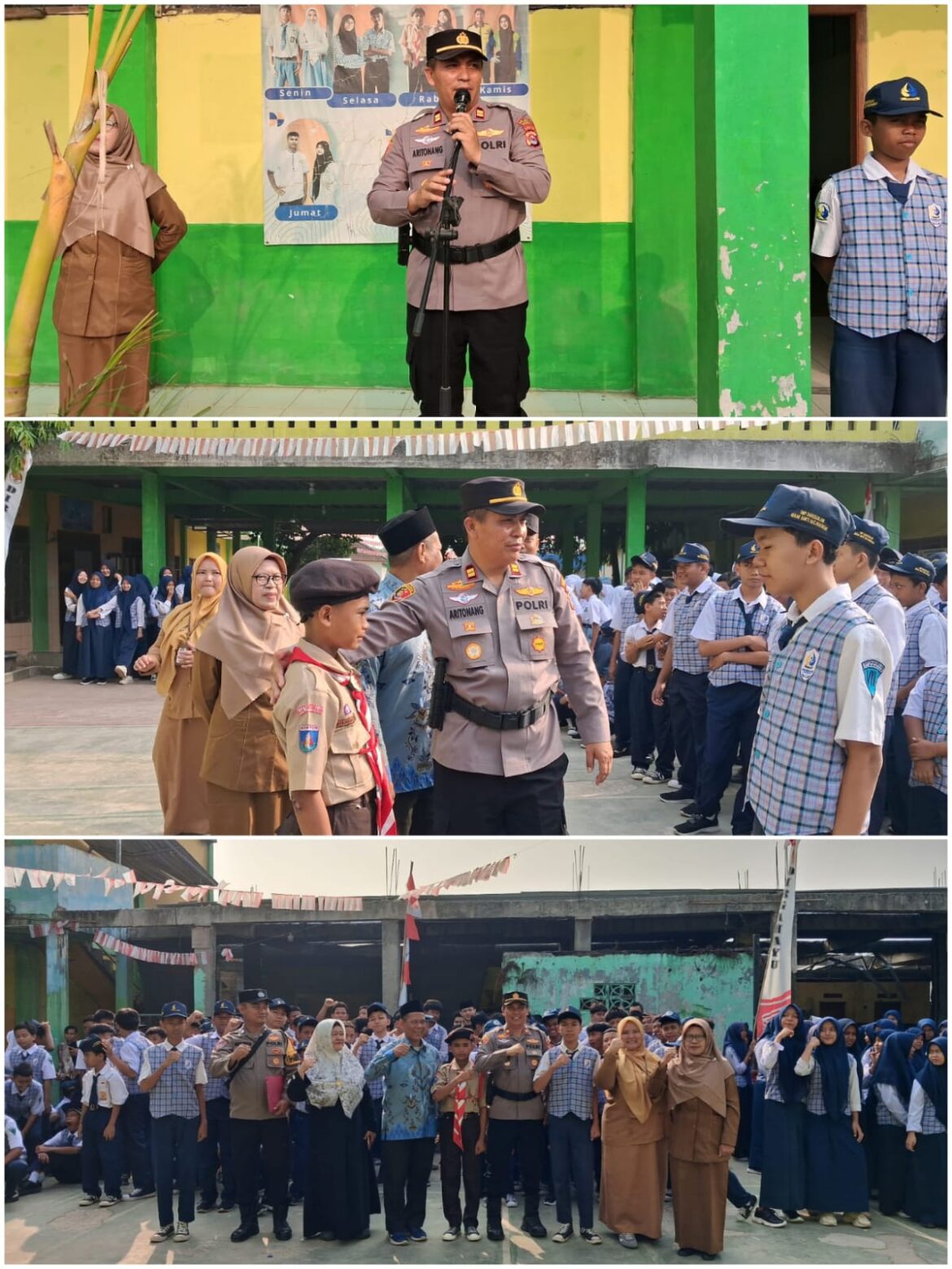 Kapolsek Panongan Jadi Pembina Upacara, 700 Pelajar Yayasan Darussalam Diajak Jaga Masa Depan