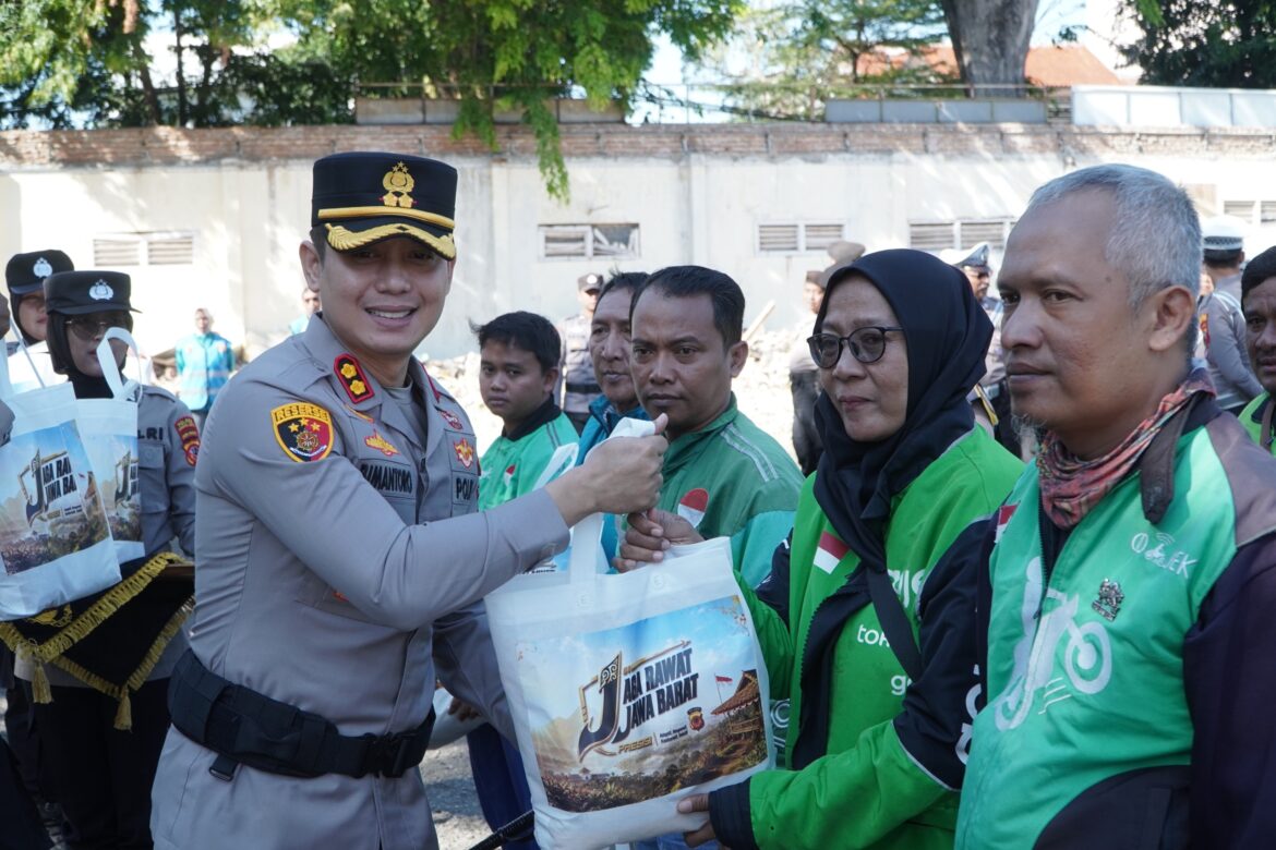 Ojol Kamtibmas Jadi Mitra Strategis Polres Cirebon Kota Jaga Keamanan