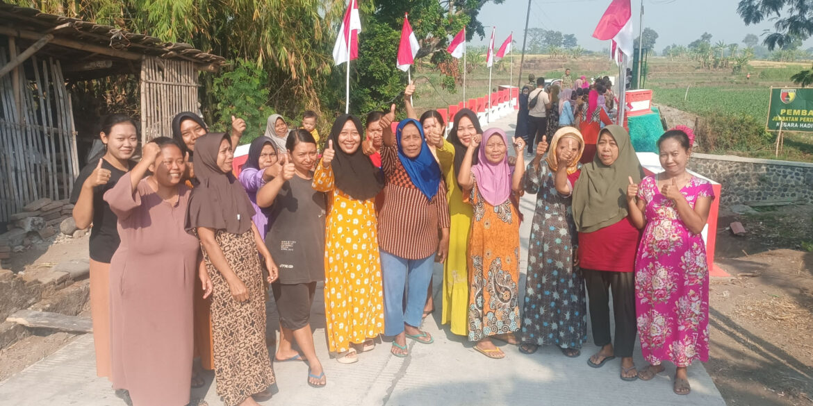 Jembatan Perintis Garuda Desa Kedunggede Rampung 100 Persen, Warga: Terima Kasih Presiden Prabowo