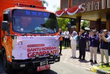 Kota Mojokerto Kirim Bantuan untuk Korban Gempa NTT, Donasi Terkumpul Rp146,19 Juta