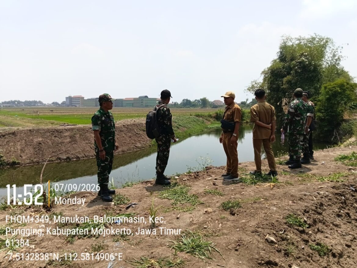 Kodim 0815/Mojokerto Survey 10 Titik Jembatan, Salah Satunya di Sungai Blentreng Ngembat