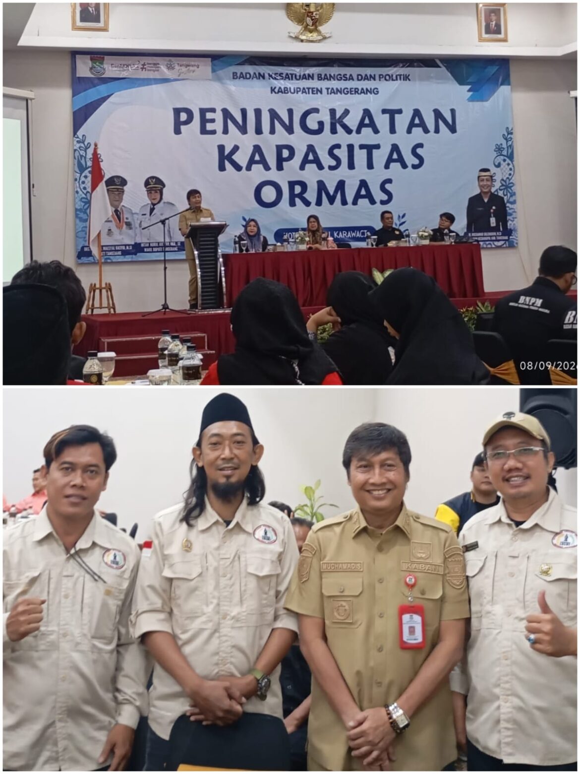 Kesbangpol Pemkab Tangerang Gelar Peningkatan Kapasitas Ormas, DPD SWI Kabupaten Tangerang Bersama 42 Organisasi Diundang