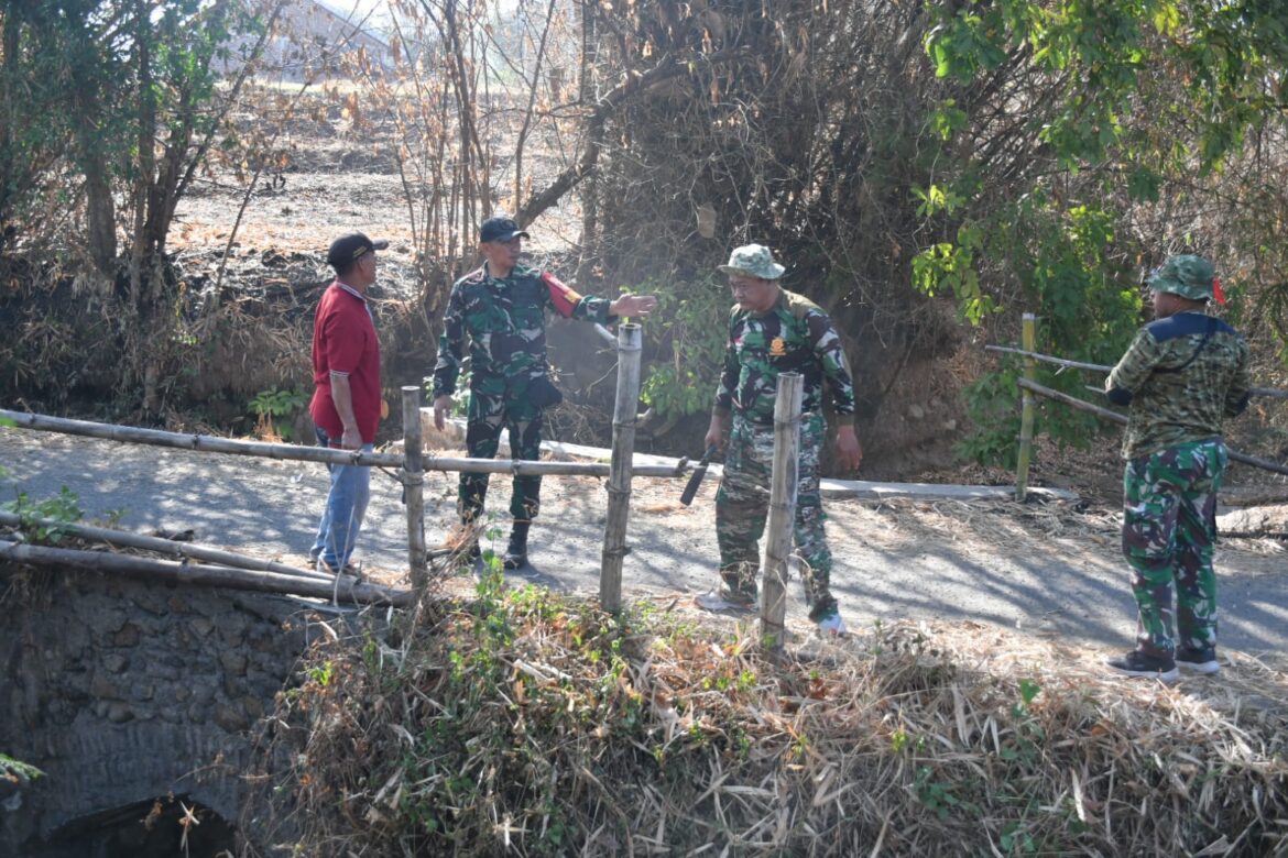 Pembangunan Jembatan Beton Perintis Garuda di Payungrejo Diawali Doa Bersama Bersama Warga