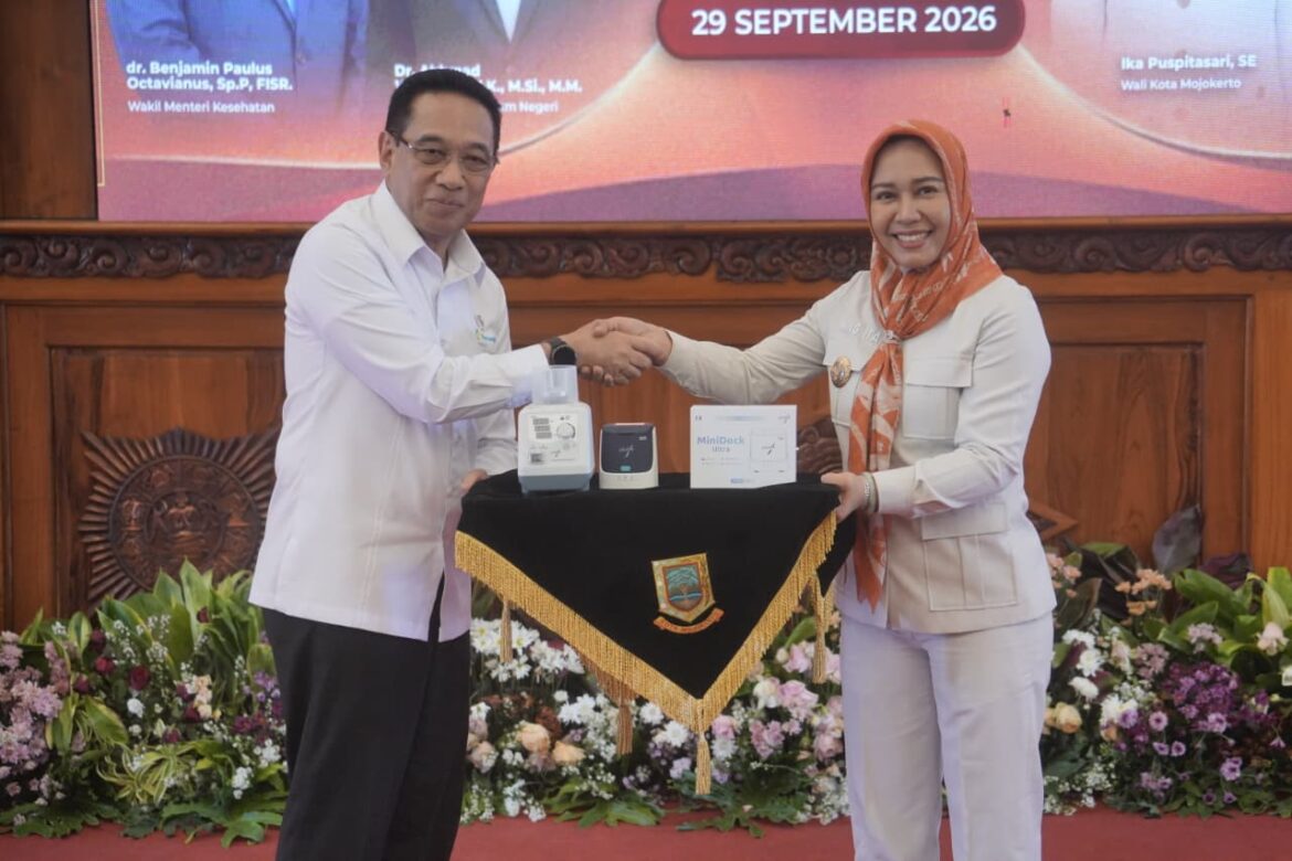 Wamenkes Nilai Kota Mojokerto Mampu Jadi Percontohan Nasional Eliminasi TB