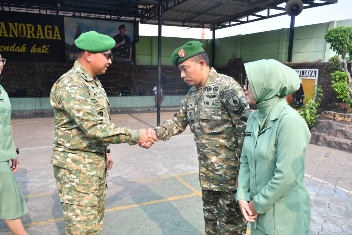 Kenaikan Pangkat Jadi Momentum Tingkatkan Dedikasi dan Tanggung Jawab Prajurit Kodim 0815/Mojokerto