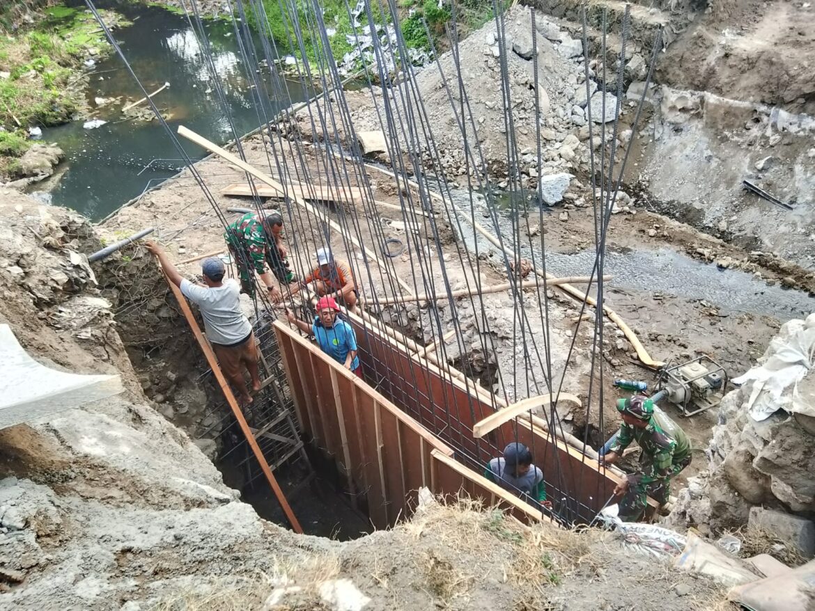 Pembangunan Jembatan Beton Garuda Tahap VII di Kembangringgit Terus Dikebut