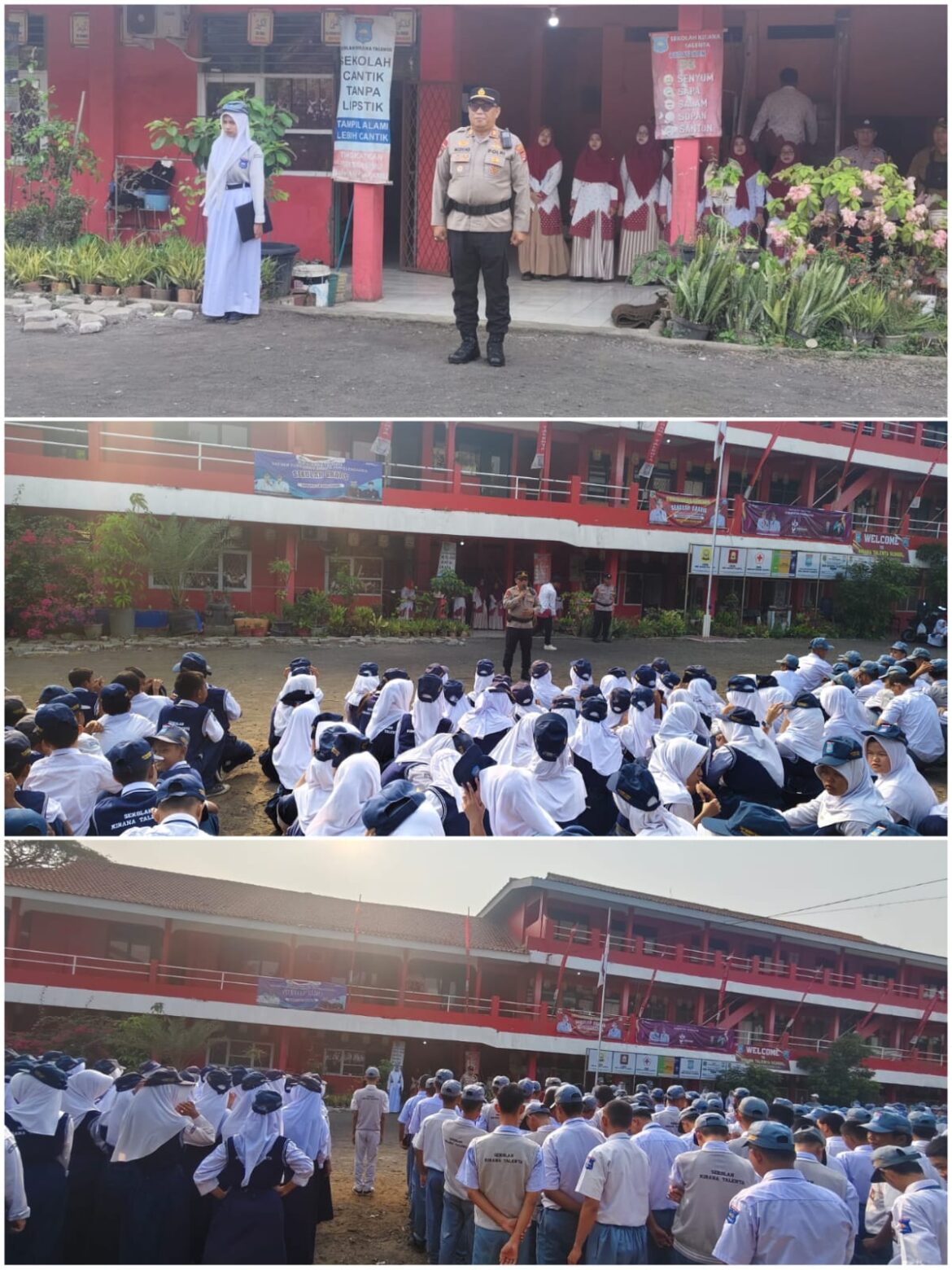 Kapolsek Pasar Kemis Jadi Pembina Upacara di Sekolah Kirana Talenta, Sampaikan Pesan Kamtibmas