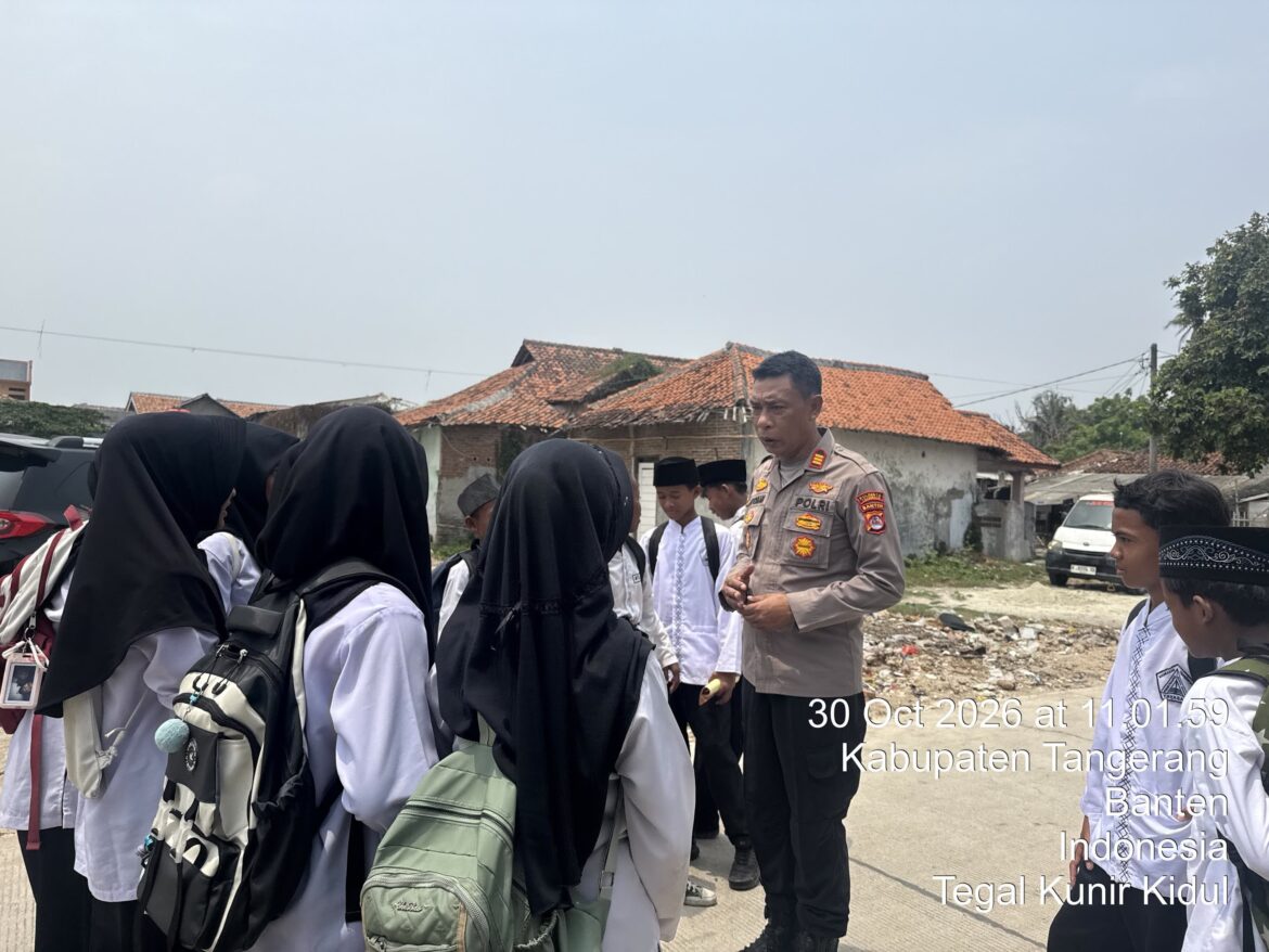 Kapolsek Mauk Beri Himbauan ke Pelajar, Ajak Jauhi Narkoba dan Tawuran